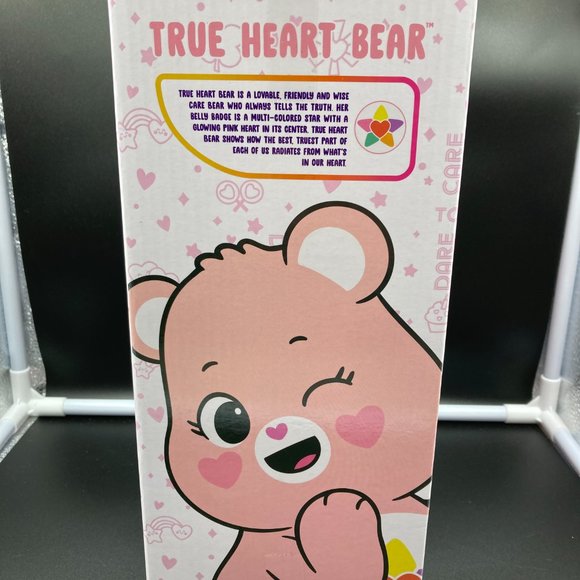 2022 Basic Fun! Care Bears True Heart Bear Plush Care Bears 40th - Picture 3 of 5